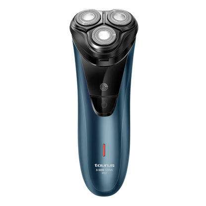 Taurus - Afeitadora Eléctrica Hombre 3 Side Shave IPX7, Máquina Afeitar Barba, Seco y Húmedo, Autonomía 45min, Cortapatillas, Total Curve Technology, Carga USB, Ergonómica, Cuida la Piel, Sin Cable